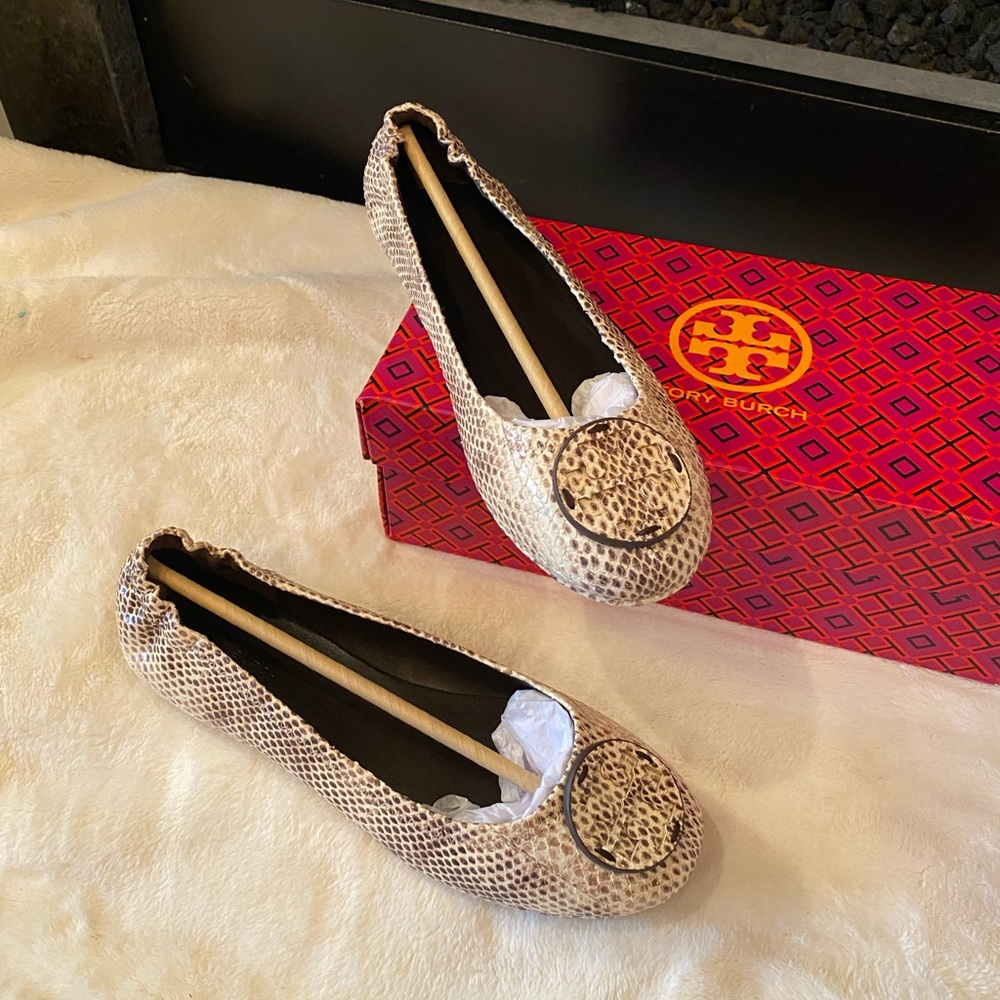 TORY BURCH MINNIE TRAVEL BALLET